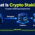 Beginner guide explaining crypto staking, proof of stake, validators and staking rewards.